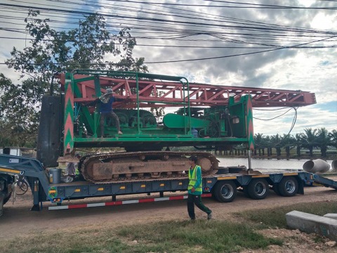 รับเจาะเสาเข็มโดยเครื่องจักร รองรับงานโครงการ